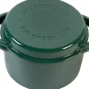 Big Green Egg green dutch oven round