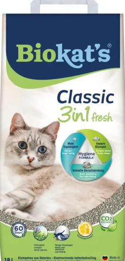 Biokat’s Classic Fresh Kattenbakvulling 18 L