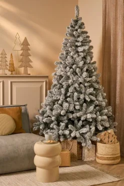 Black Box Trees Charlton kunstkerstboom besneeuwd groen 215cm