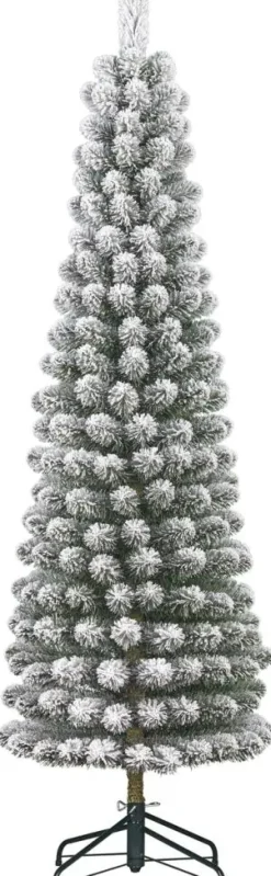 Black Box Trees Charlton Pilar kunstkerstboom besneeuwd groen 230cm
