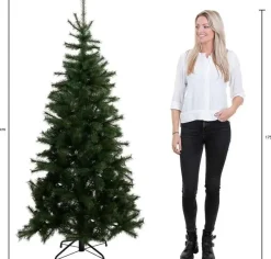 Black Box Trees Charlton verlichte kunstkerstboom groen 185cm - 280 lampjes
