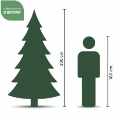 Black Box Trees frasier self shaping kunstkerstboom met verlichting 147x230 cm groen