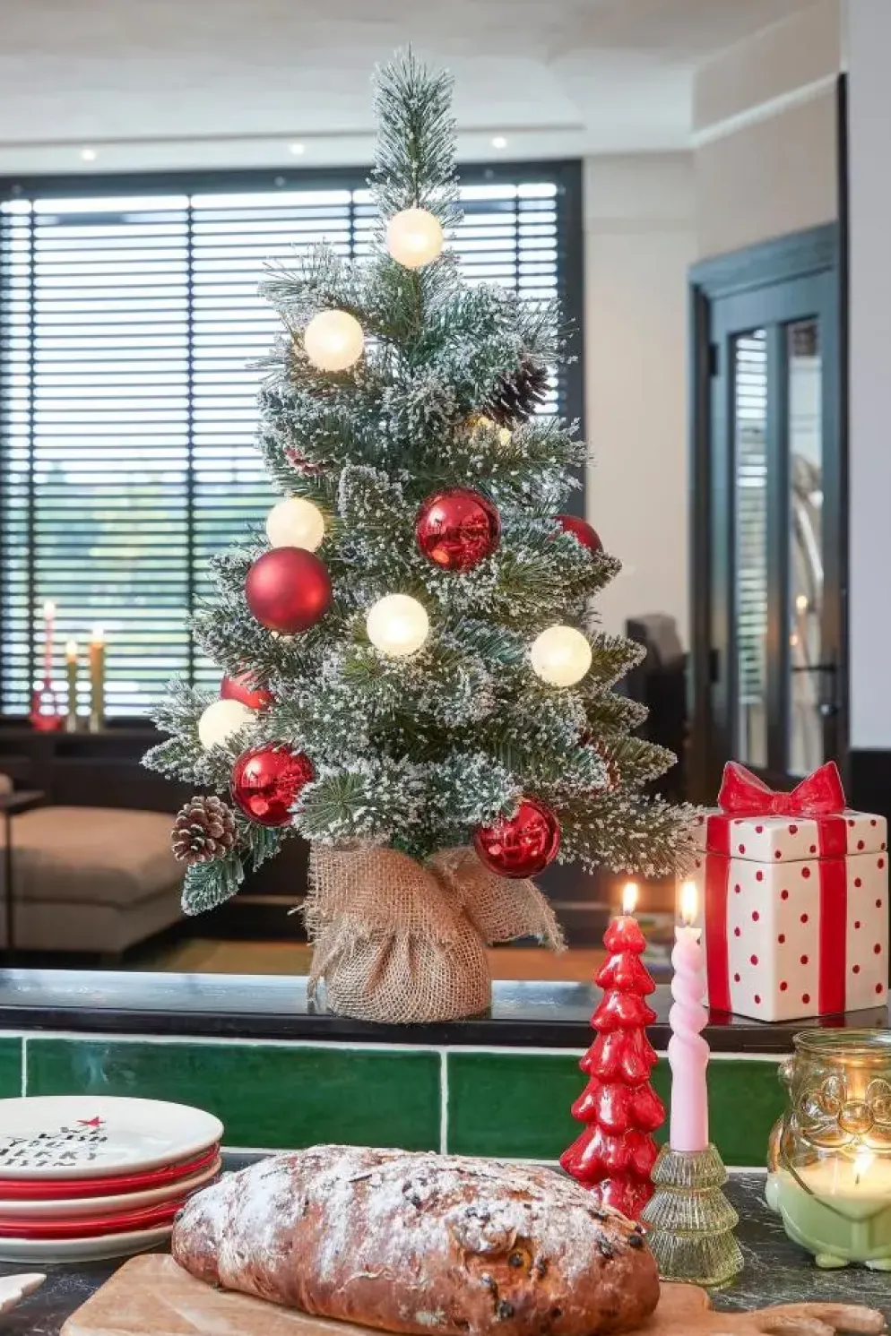 Black Box Trees Kaprun kerstboom met verlichting 45 cm