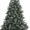 Black Box Trees Pinyon kerstboom besneeuwd met dennenappels blauwgroen 155cm