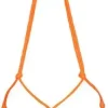 Bloempothanger macrame oranje d2 h90