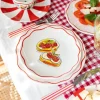 Blond Amsterdam bord aardewerk pasta collectie 18x2cm multi