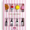 Blond Amsterdam cakevorkjes metaal multi 4 stuks