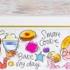 Blond Amsterdam koekblik rvs sweeter life 22x22x8.5cm multi