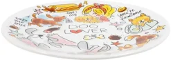Blond Amsterdam ontbijtbord aardewerk dog lover 22x2.5cm multi