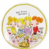Blond Amsterdam ontbijtbord aardewerk girls 22x2.5cm multi