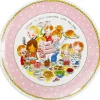 Blond Amsterdam schaal aardewerk stip 33x3.5cm multi