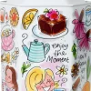 Blond Amsterdam voorraadpot blik time for tea 11.5x11.5x17cm multi