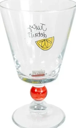Blond Amsterdam wijnglas glas juicy 9x14.5cm transparant