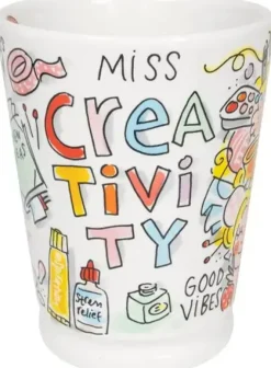 Blond Amsterdam xl mok aardewerk miss creativity 10x12.5cm multi