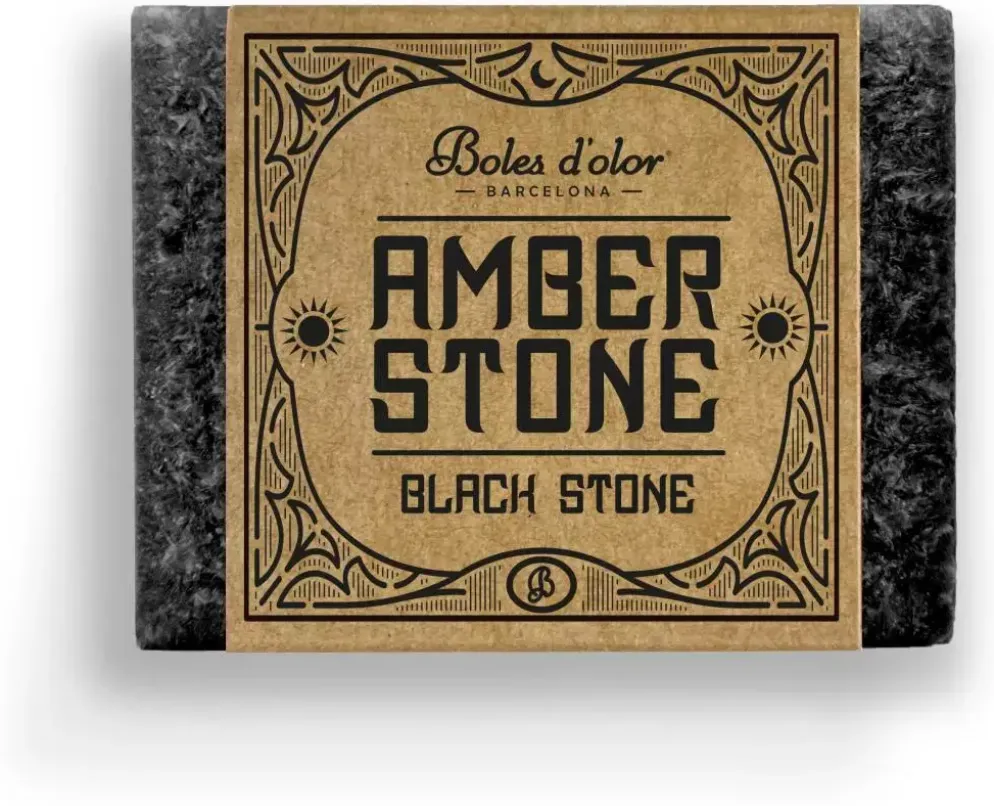 Boles d'olor amberblokje black stone