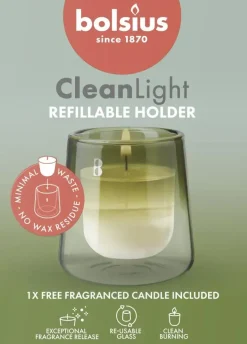 Bolsius cleanlight startersset gardenia & fig