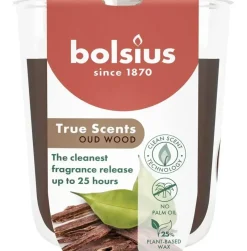 Bolsius geurglas small true scents oud wood