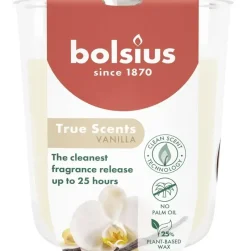 Bolsius geurglas small true scents vanilla