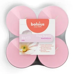 Bolsius geurtheelicht maxi true scents magnolia 8 stuks