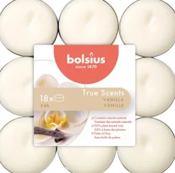 Bolsius geurtheelicht true scents vanilla 18 stuks