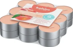 Bolsius geurtheelicht true scents peach 18 stuks