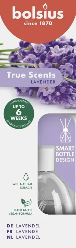 Bolsius geurverspreider true scents lavender 60 ml