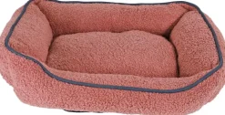 Boon divan teddy met bies 50x40cm roze