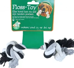 Boon Floss-toy zwart/wit small
