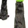 Boon hondenspeelgoed eend plat pluche bruin/groen, 35 cm.