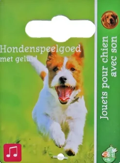 Boon hondenspeelgoed konijn plat met piep pluche grijs, 55 cm.