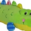 Boon hondenspeelgoed krokodil pluche+piep 28cm