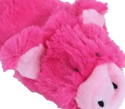 Boon hondenspeelgoed varken plat pluche roze, 35 cm.