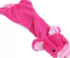 Boon hondenspeelgoed varken plat pluche roze, 55 cm.