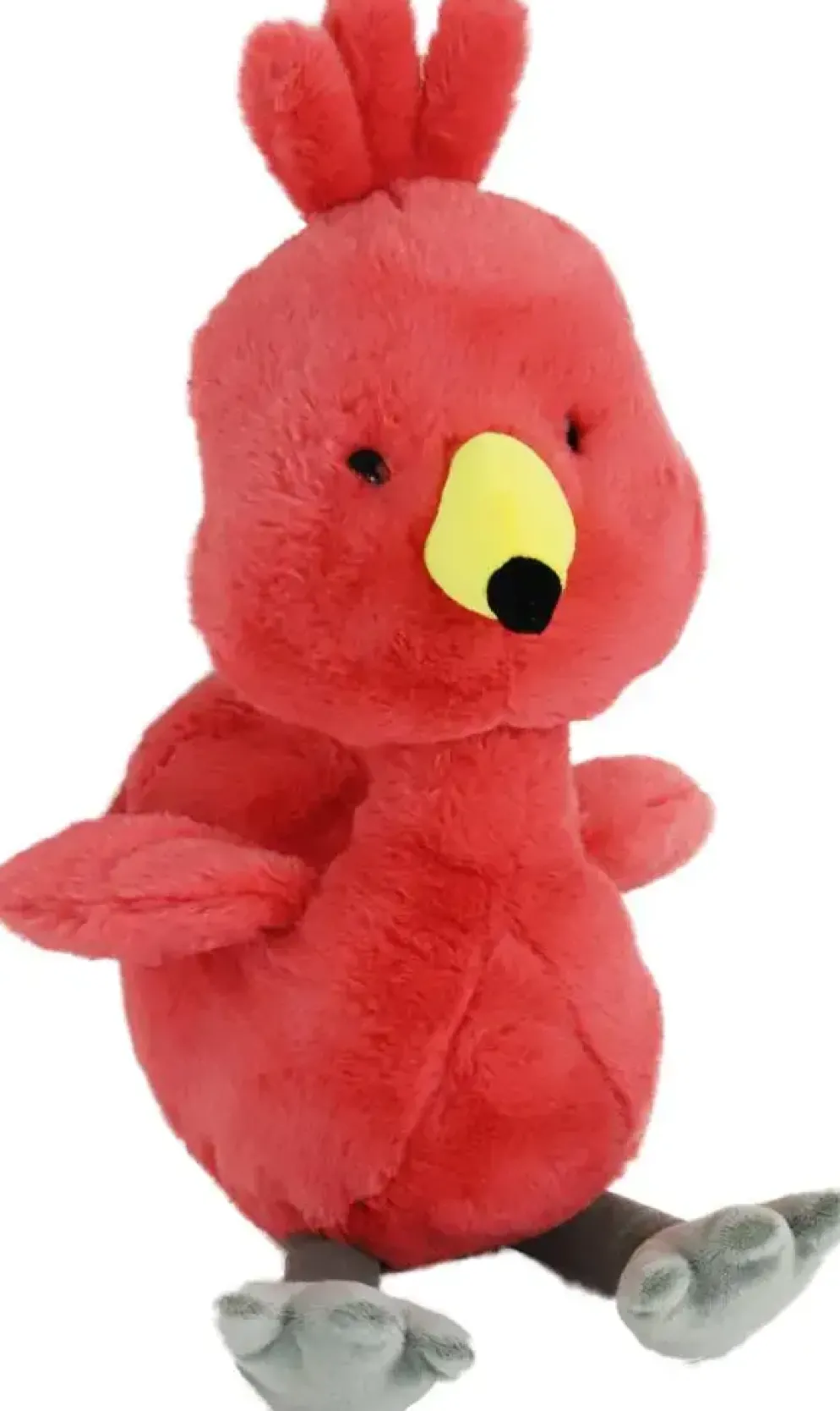 Boon hond speelgoed flamingo pluche roze met piep eco 50cm