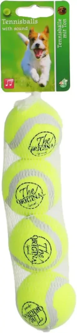 Boon Hond Speelg. tennisbal squeak s geel net 4st