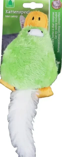 Boon kat speelgoed vogelbekdier catnip 22cm groen