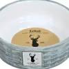 Boony "Est 1941" eetbak steen wicker grey, 12 cm