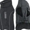 Boony hondenjas luxury waterproof zwart, 50 cm.