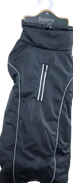 Boony hondenjas luxury waterproof zwart, 50 cm.