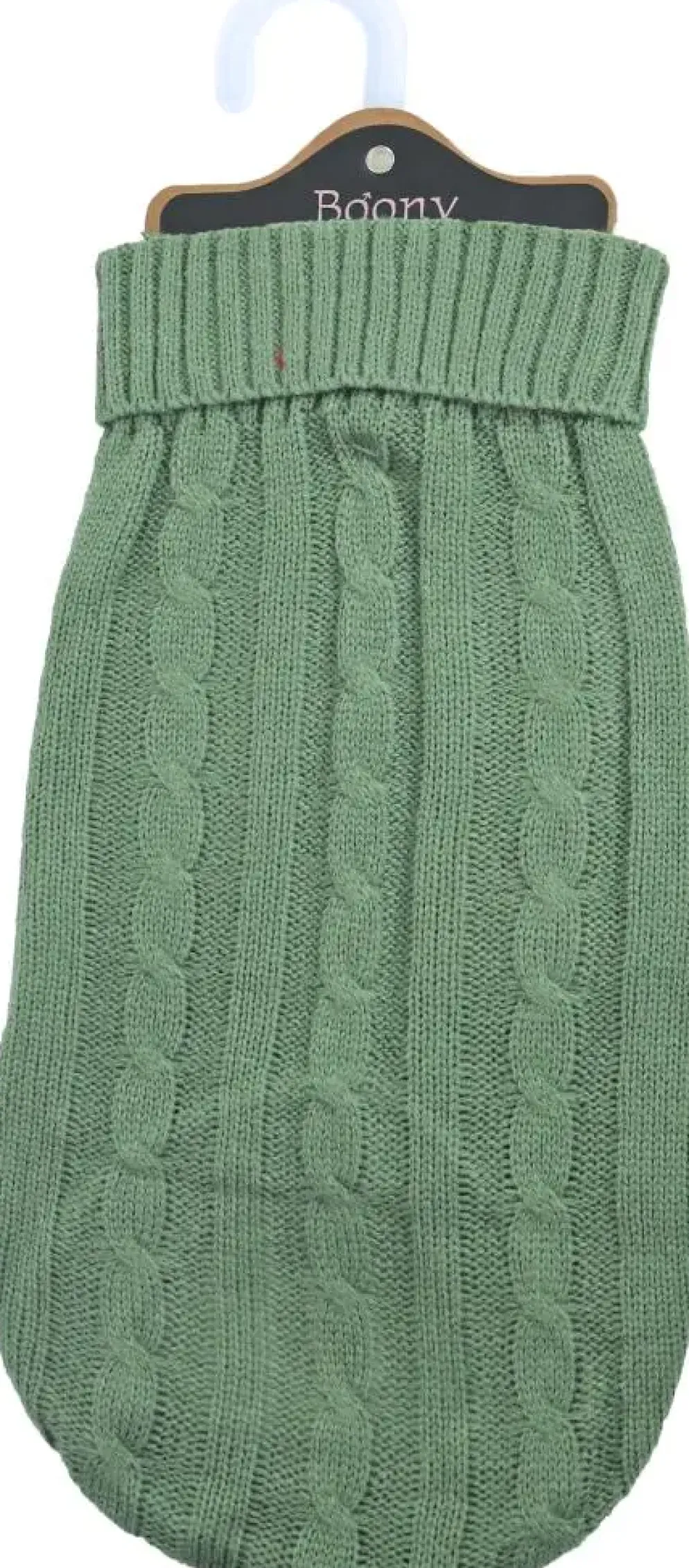 Boony hondenkabeltrui olijf 35cm groen