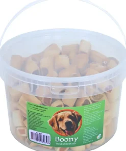 Boony hondenkoek mergkoekjes mix, emmer 1kg