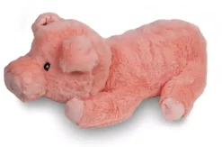 Boony hondenspeelgoed varken pluche eco met piep 35 cm