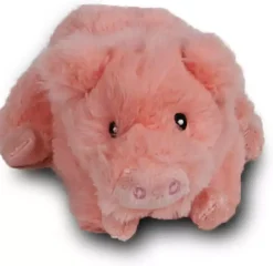 Boony hondenspeelgoed varken pluche eco met piep 16 cm