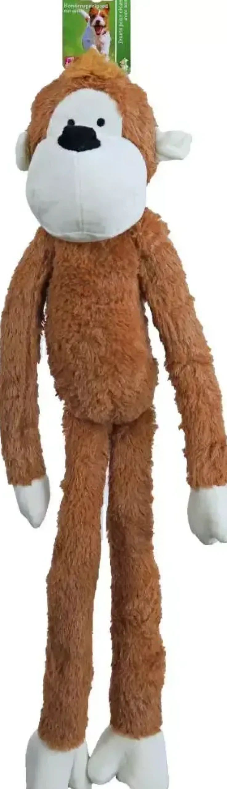 Boony hondenspeelgoed XXL aap pluche met piep 75 cm