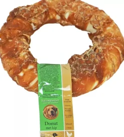 Boony natuurlijke snack donut met kip, 16cm