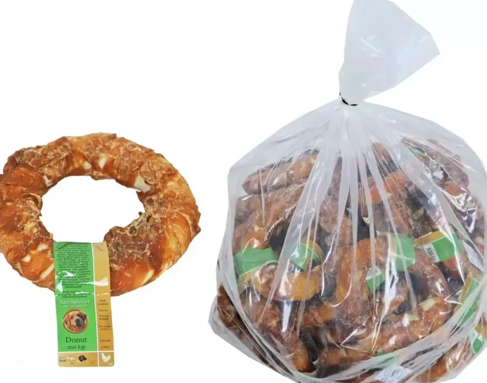 Boony natuurlijke snack donut met kip, 16cm