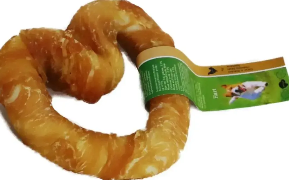 Boony natuurlijke snack hart met kip, 12,5cm