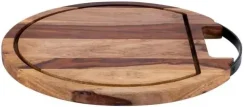 Bowls and Dishes Pure Rose Wood Serveerplank rond 1 sapgoot Ø 30 cm