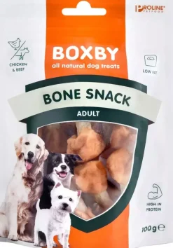 Boxby Bone Snack kip & rund 100 gram