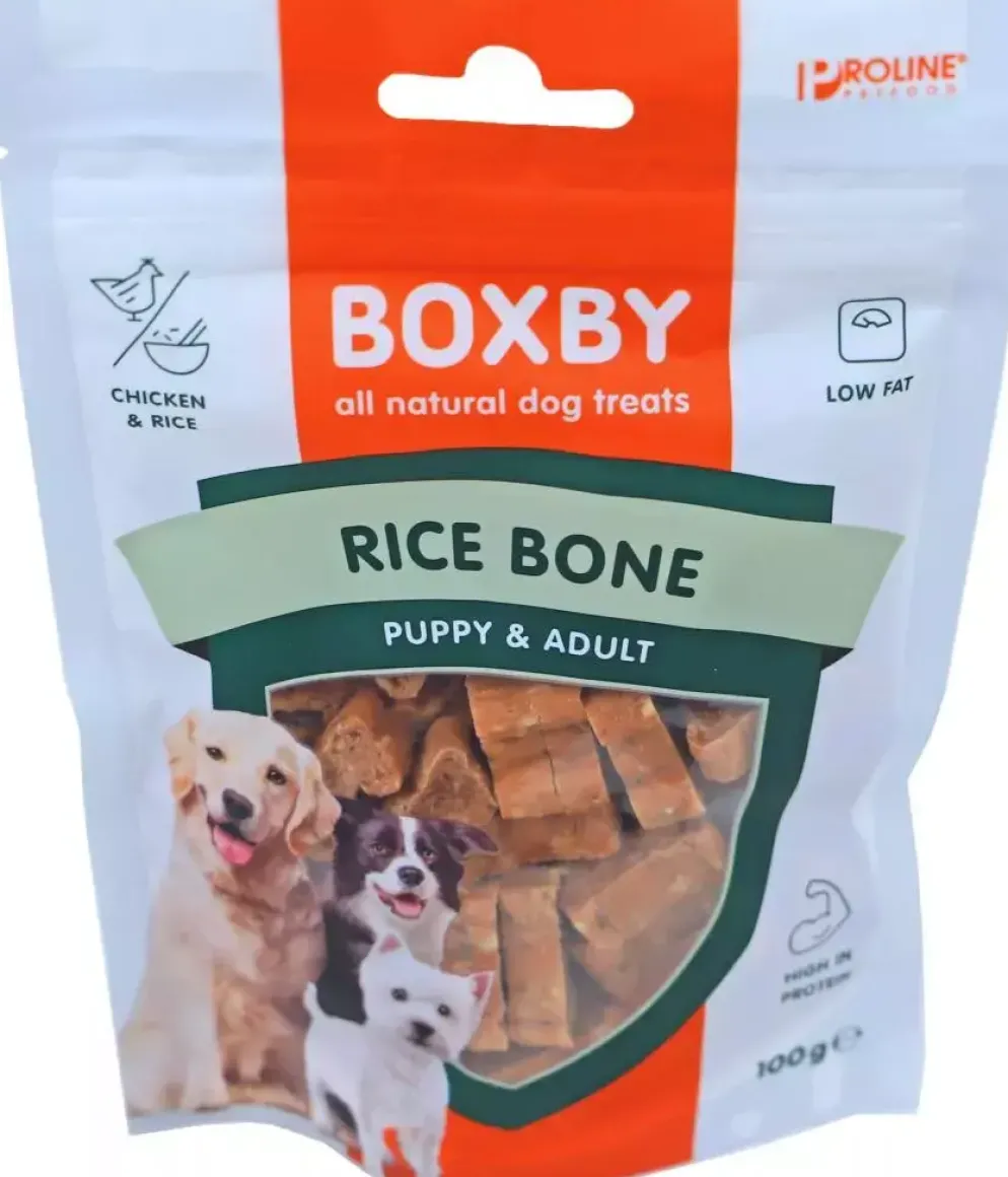 Boxby Rice Bone kip & rijst 100 gram